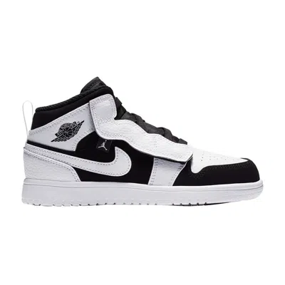 Pre-owned Air Jordan 1 Mid Alt Ps 'white Black' | Kid's Size 3