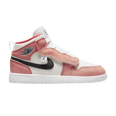 Pre-owned Air Jordan 1 Mid Alt Se Ps 'orange Suede' | Kid's Size 2