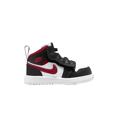 Pre-owned Air Jordan 1 Mid Alt Td 'black Gym Red' | White | Infant Size 3