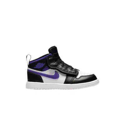 Pre-owned Air Jordan 1 Mid Alt Td 'dark Iris' | Black | Infant Size 7
