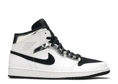 Air Jordan 1 Mid 'alternate Think 16' In Silver