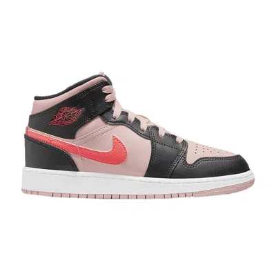 Pre-owned Air Jordan 1 Mid Bg 'atmosphere Infrared' Sample | Pink | Kid's Size 6
