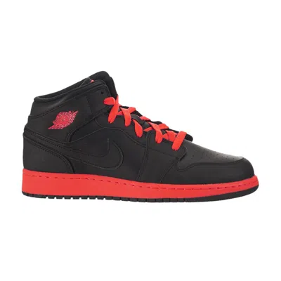 Pre-owned Air Jordan 1 Mid Bg 'black Infrared' | Kid's Size 7