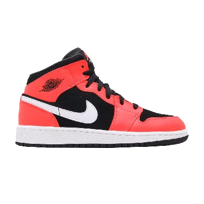 Pre-owned Air Jordan 1 Mid Bg 'infrared 23' In Red
