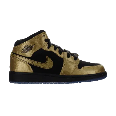 Pre-owned Air Jordan 1 Mid Bg 'metallic Gold Coin'