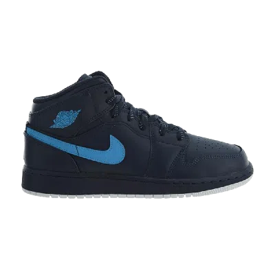 Pre-owned Air Jordan 1 Mid Bg 'obsidian' In Blue