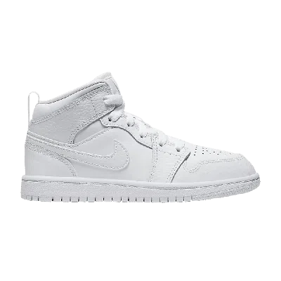 Pre-owned Air Jordan 1 Mid Bp 'white'
