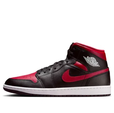 Air Jordan 1 Mid 'bred' In Black
