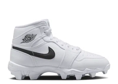 Air Jordan Kids'  1 Mid Cleat Gs 'white Black'