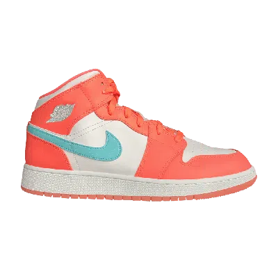 Pre-owned Air Jordan 1 Mid Gg 'crimson Pulse' In Orange