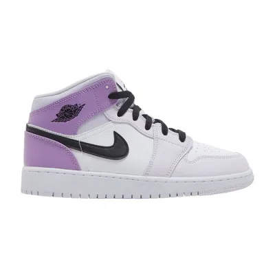 Pre-owned Air Jordan 1 Mid Gs 'barely Grape' | Purple | Kid's Size 3.5