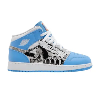 Pre-owned Air Jordan 1 Mid Gs 'game Winner' | White | Kid's Size 7