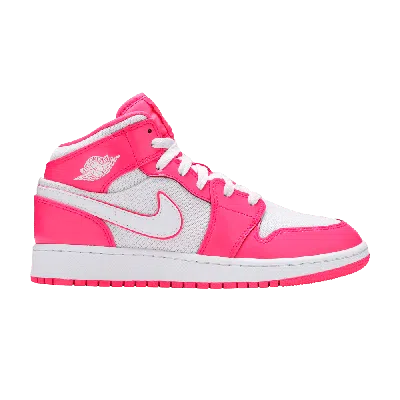 Pre-owned Air Jordan 1 Mid Gs 'hyper Pink'