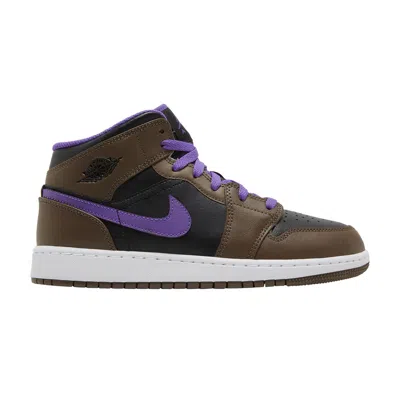 Pre-owned Air Jordan 1 Mid Gs 'palomino' | Brown | Kid's Size 5.5
