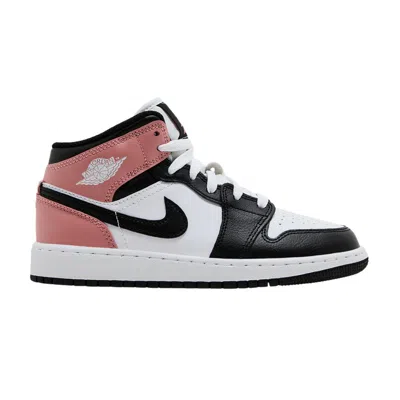 Pre-owned Air Jordan 1 Mid Gs 'rust Pink' | White | Kid's Size 7