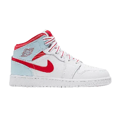 Pre-owned Air Jordan 1 Mid Gs 'topaz Mist' In Blue