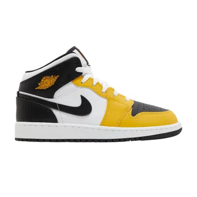 Pre-owned Air Jordan 1 Mid Gs 'yellow Ochre' | Kid's Size 5