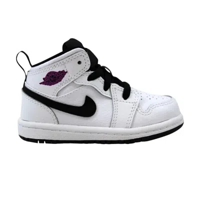 Pre-owned Air Jordan 1 Mid Gt 'white Fuchsia Blast' | Infant Size 6