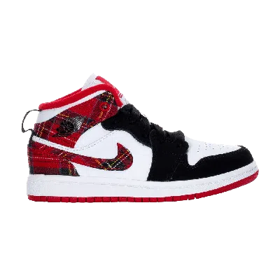 Pre-owned Air Jordan 1 Mid Ps 'bad Santa' In Red