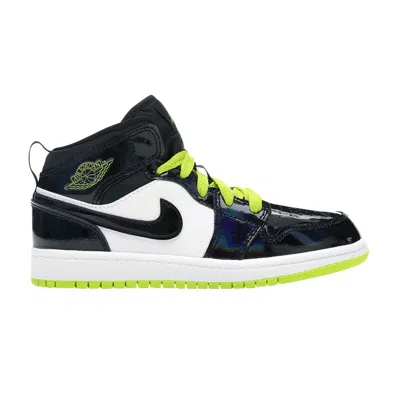 Pre-owned Air Jordan 1 Mid Ps 'black Cyber' | Kid's Size 11