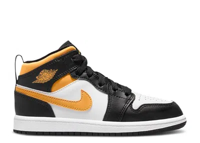 Air Jordan Kids'  1 Mid Ps 'black University Gold' In Multi