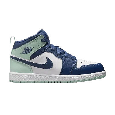 Pre-owned Air Jordan 1 Mid Ps 'blue Mint'