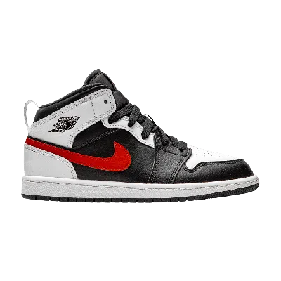 Pre-owned Air Jordan 1 Mid Ps 'chile Red' In Black