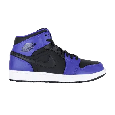 Pre-owned Air Jordan 1 Mid Ps 'dark Concord' In Black