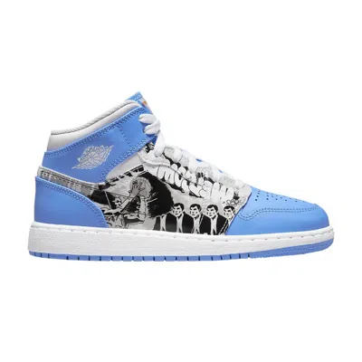 Pre-owned Air Jordan 1 Mid Ps 'game Winner' | Blue | Kid's Size 13