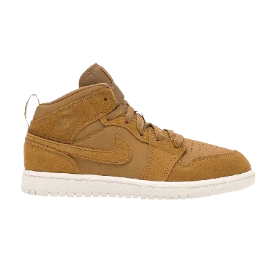Pre-owned Air Jordan 1 Mid Ps 'golden Harvest' In Brown