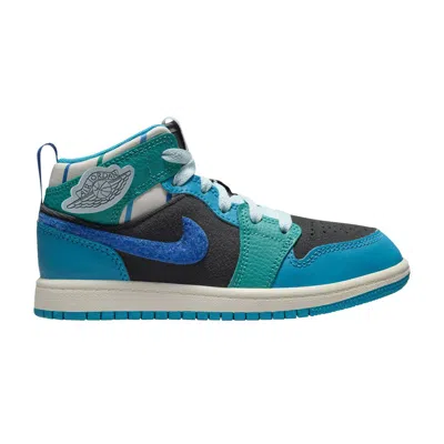 Pre-owned Air Jordan 1 Mid Ps 'inspired By The Greatest' | Blue | Kid's Size 11.5