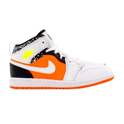 Pre-owned Air Jordan 1 Mid Ps 'notebook' In White