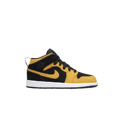 Pre-owned Air Jordan 1 Mid Ps 'reverse New Love' In Gold