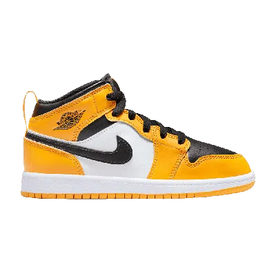 Pre-owned Air Jordan 1 Mid Ps 'reverse Yellow Toe'