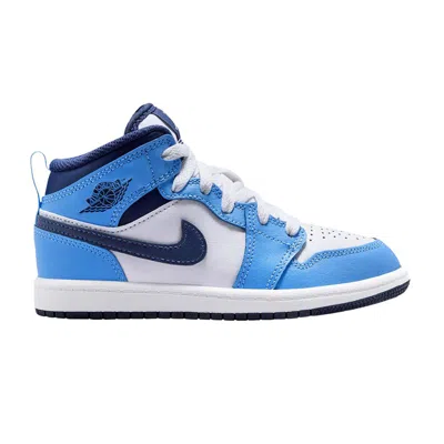 Pre-owned Air Jordan 1 Mid Ps 'university Blue Midnight Navy' | Kid's Size 3