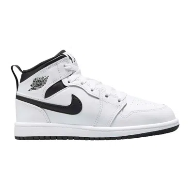Pre-owned Air Jordan 1 Mid Ps 'white Black' | Kid's Size 1