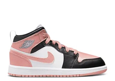 Air Jordan Kids'  1 Mid Ps 'white Light Madder Root'
