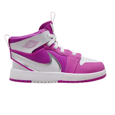 Pre-owned Air Jordan 1 Mid Rm Easyon Ps 'fire Pink' | Kid's Size 2.5