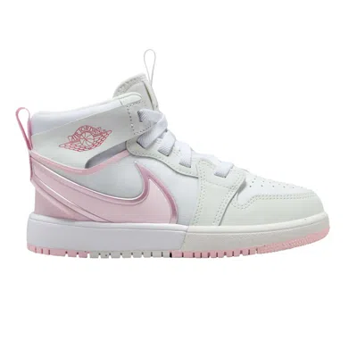 Pre-owned Air Jordan 1 Mid Rm Easyon Ps 'white Pink Foam' | Kid's Size 2.5