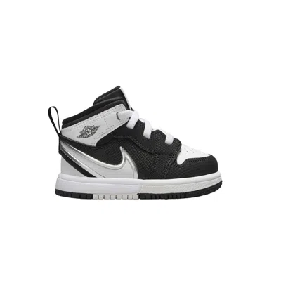 Pre-owned Air Jordan 1 Mid Rm Easyon Td 'black White' | Infant Size 4