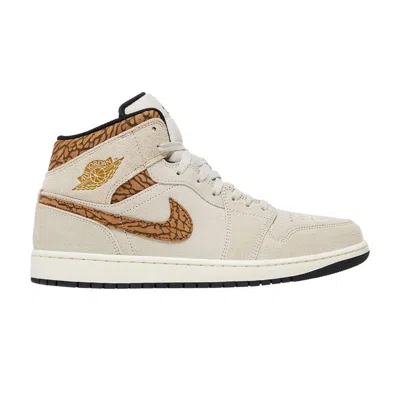 Pre-owned Air Jordan 1 Mid Se 'brown Elephant'