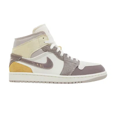 Pre-owned Air Jordan 1 Mid Se Craft 'inside Out - Taupe Haze' In Brown