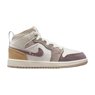 Pre-owned Air Jordan 1 Mid Se Craft Ps 'inside Out - Taupe Haze' | Brown | Kid's Size 2.5