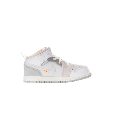 Pre-owned Air Jordan 1 Mid Se Craft Td 'inside Out' | White | Infant Size 9