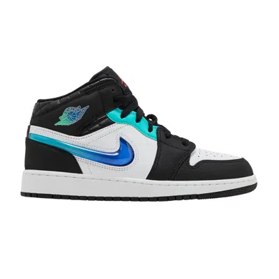 Pre-owned Air Jordan 1 Mid Se Gs 'formula 23 Pack' | Black | Kid's Size 6.5