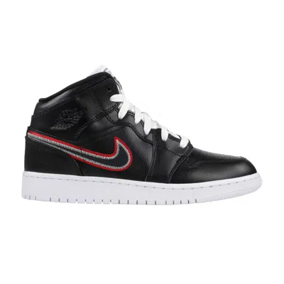Pre-owned Air Jordan 1 Mid Se Gs 'maybe I Destroyed The Game' | Black | Kid's Size 6.5