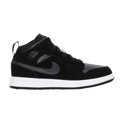 Pre-owned Air Jordan 1 Mid Se Ps 'black Anthracite' | Kid's Size 3