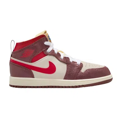 Pre-owned Air Jordan 1 Mid Se Ps 'breakfast' | Brown | Kid's Size 11.5