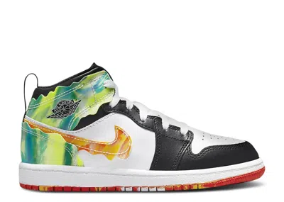 Air Jordan 1 Mid Se Ps 'drip' In Black