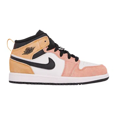 Pre-owned Air Jordan 1 Mid Se Ps 'flight Club' | Pink | Kid's Size 12